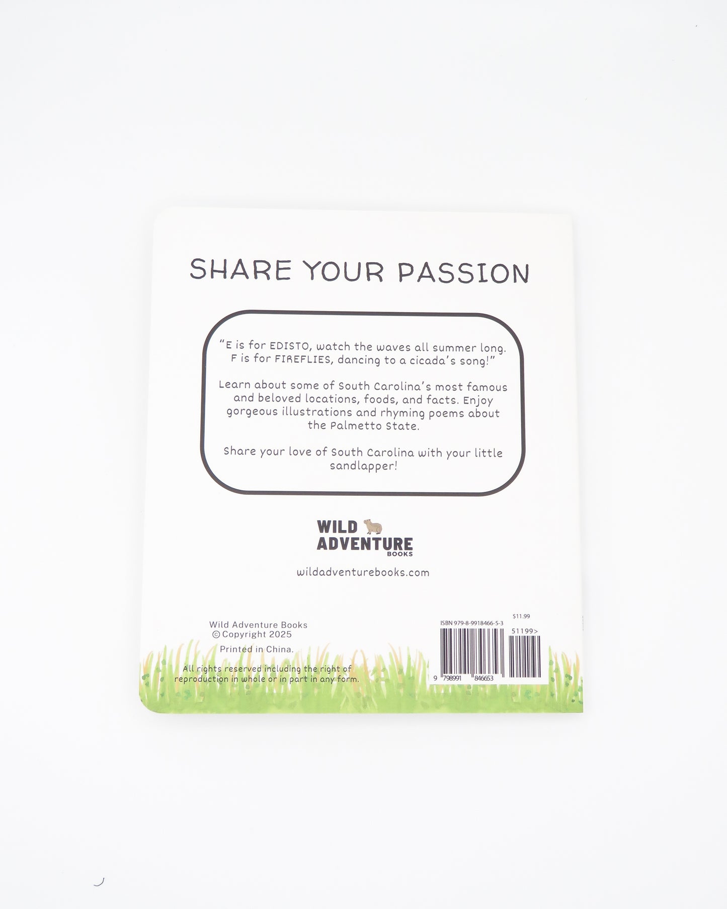 Book back cover with text and a barcode on a white background